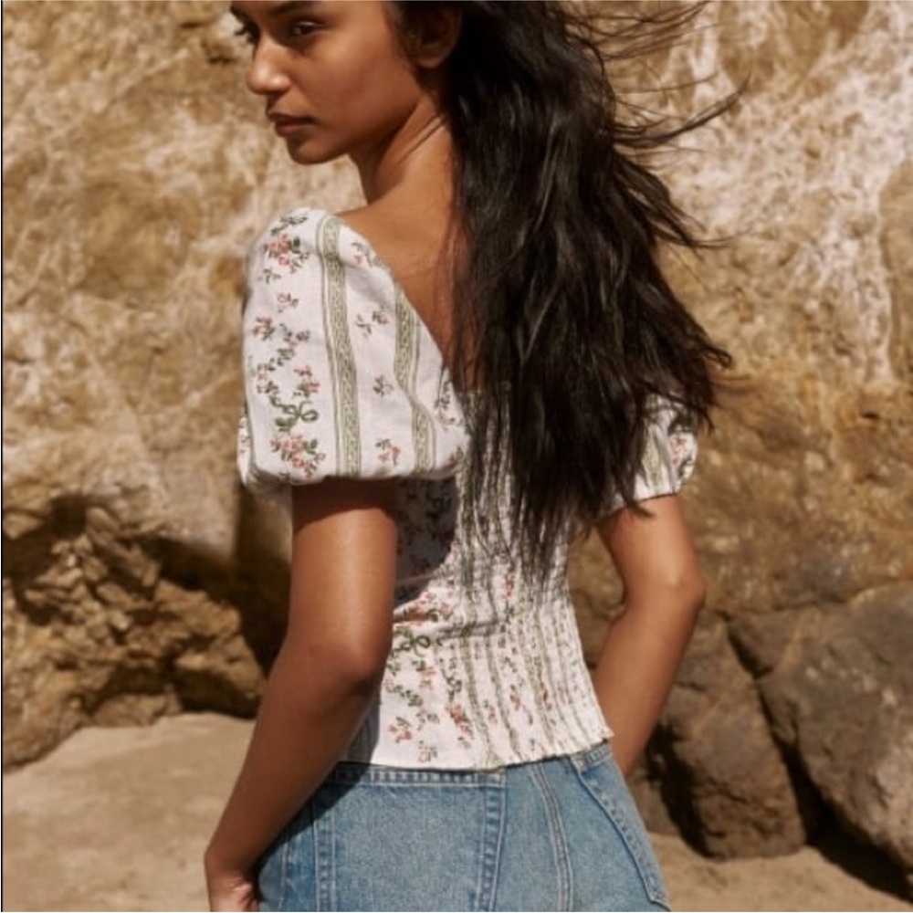 Reformation Arancini Top in Heath 12 - Picture 2 of 13